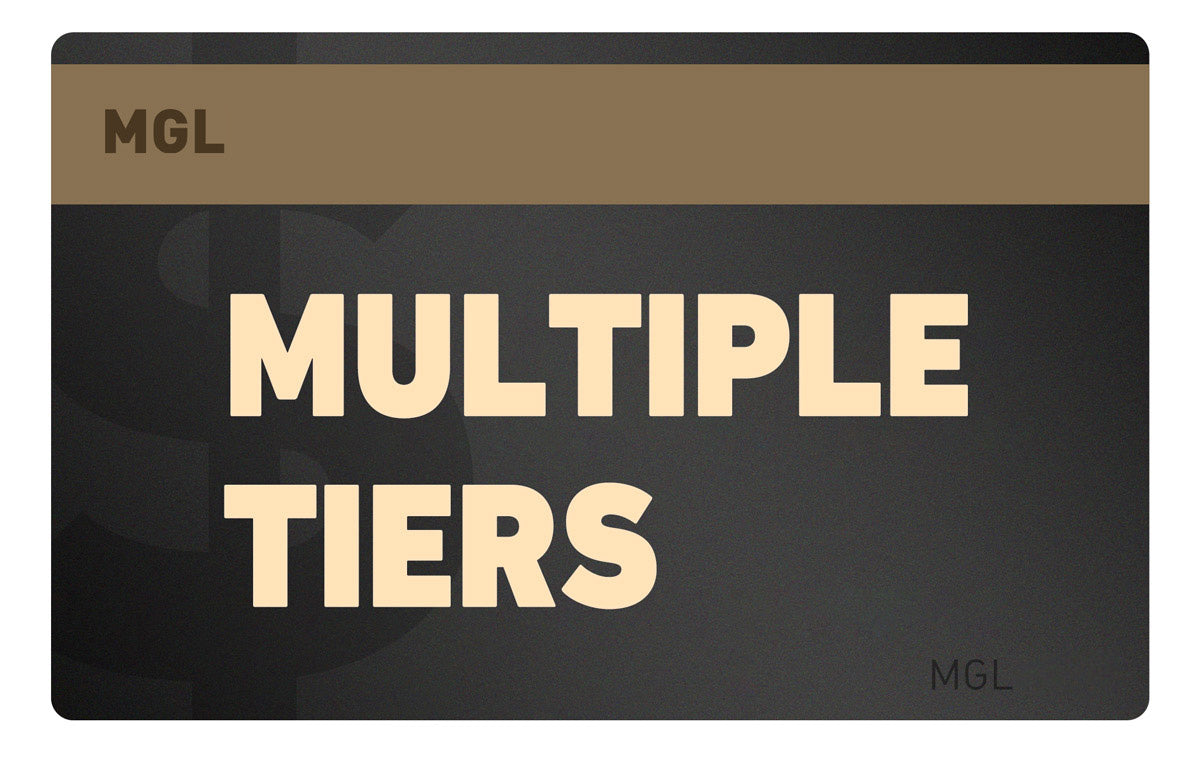 Multiple Tiers PAY HERE, Free Shipping & No Tax !